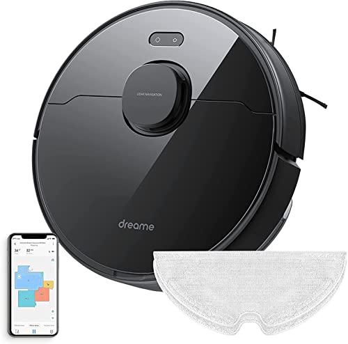 Dreame D9 Max Robot 2In1 Aspirapolvere E Lava Pavimenti, Navigazione Intelligente Mappatura Laser, Aspirazione 4000Pa Polvere Fino 570Ml, Auton. 150 M