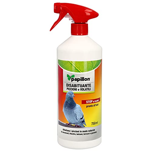 Papillon Repellente Piccioni E Uccelli (750 Ml.) Repellente Uccelli, Repellente Uccelli, Scacciatore Uccelli Finestre, Tetti, Ecc, Multicolore