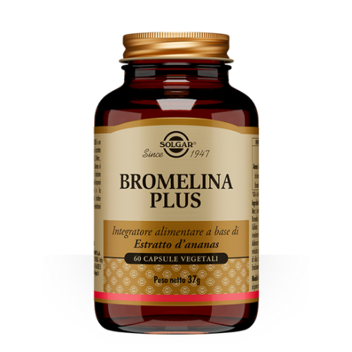 Solgar bromelina plus 60cps