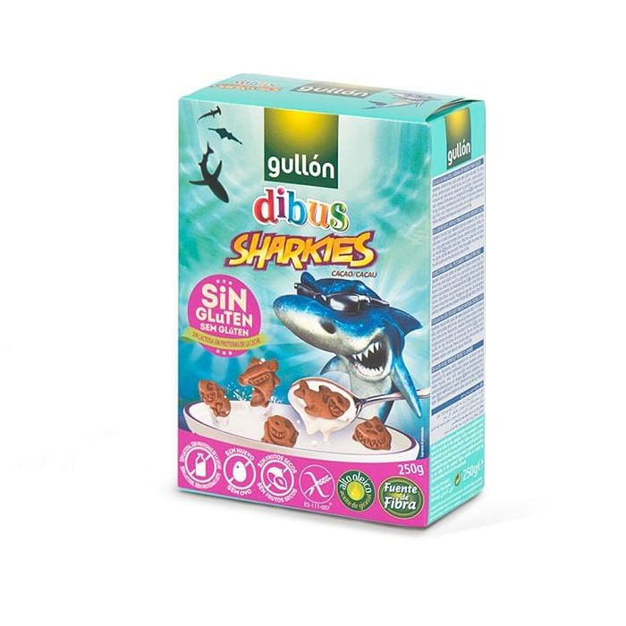 Gullon Biscotti Cacao A Forma Di Squali 250 G