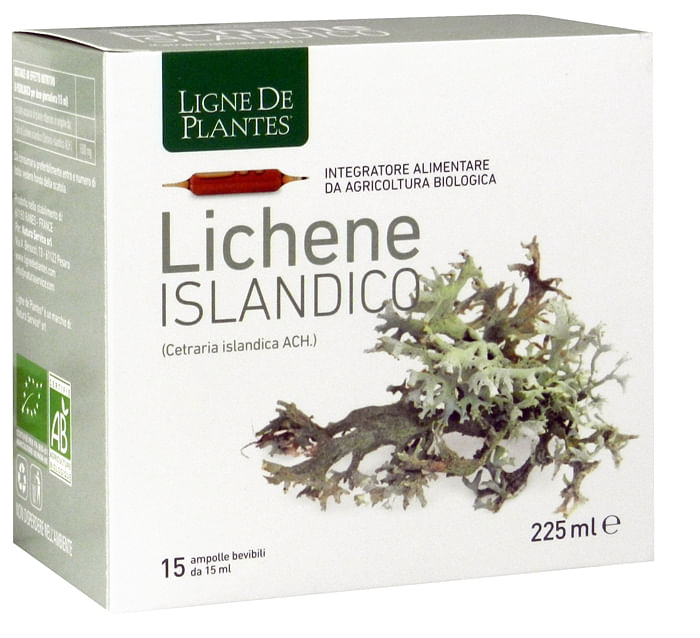Ligne De Plantes Lichene Islandico 15 Ampolle X 15 Ml