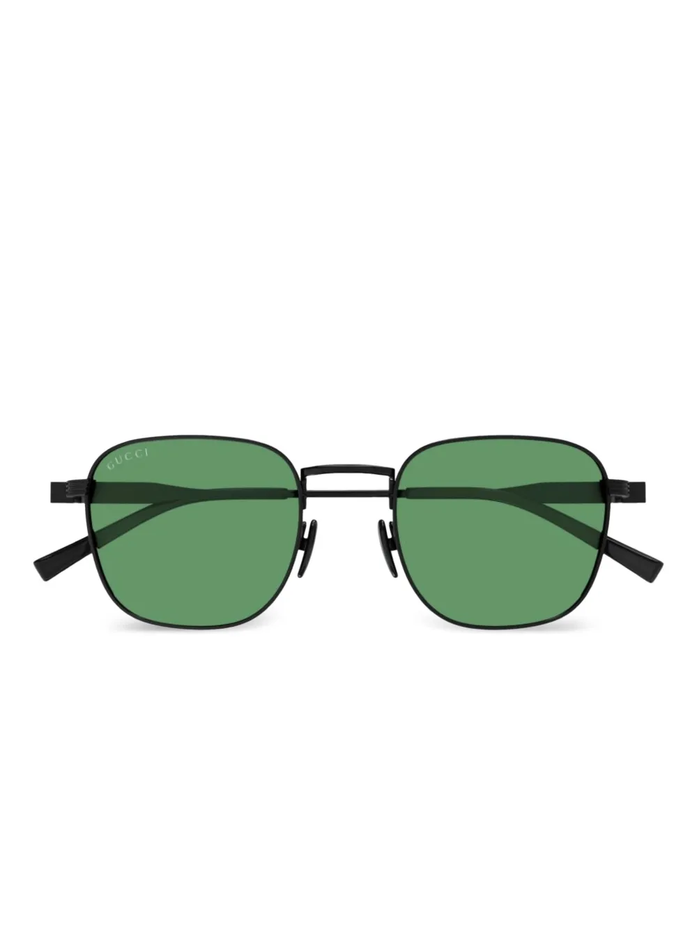 Gucci Eyewear Signature Web detailing sunglasses - Nero