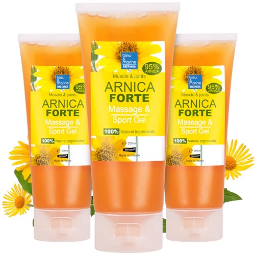 Arnica Gel Forte & Concentrato 90% Di Estratto Di Arnica Bio Da Agricoltura Biologica. Gel Massaggi Muscolari E Articolari. Idratante Per La Pelle - 3