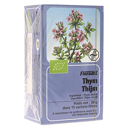 Tè Erbaceo Floradix Timo 15 Filtri (Pacco Da 4)