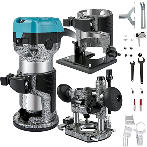Vevor Rifilatore Fresatrice Verticale Per Legno Elettrica, 220V 710W Velocità 13000-33000 Rpm Fresatrice Rifilatore Multifunzione Per Scanalatura Del