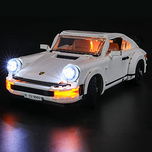 Yeabricks Kit Luci A Led Per Lego 10295 Creator Expert Porsche 911 Modello Da Costruire (Set Lego Non Incluso)