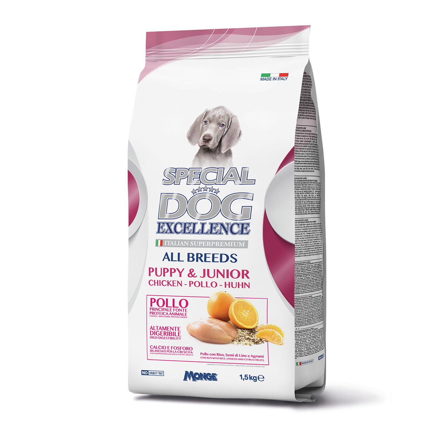 Special Dog Excellence All Breeds Puppy & Junior Pollo 1,5 kg - -