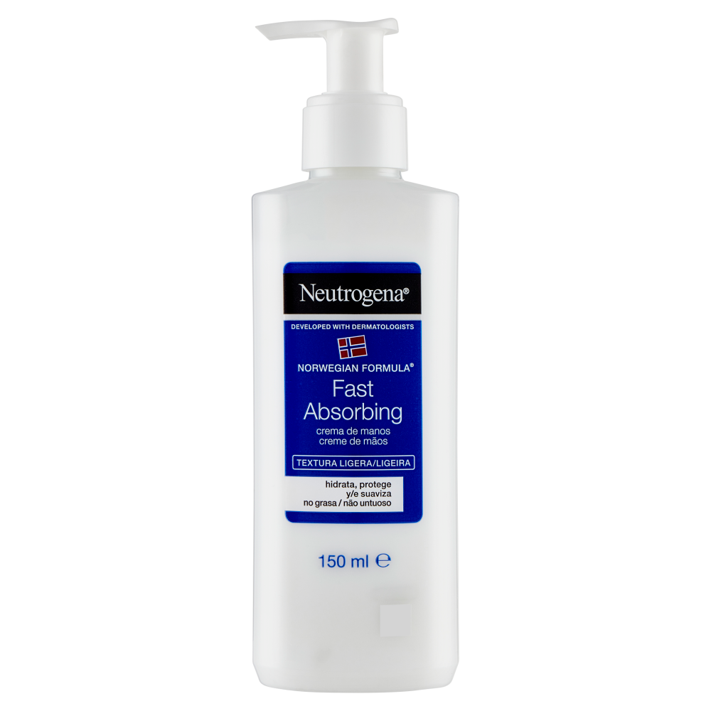 Neutrogena Fast Absorbing Crema Mani 150 ml - -