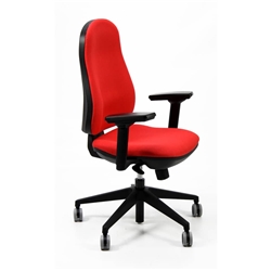 Sedia operative eco smart Ariel Unisit - ignifugo - rosso - AIER/IR
