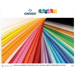 Cartoncini colorati Colorline-Canson-Lilla-conf. 25