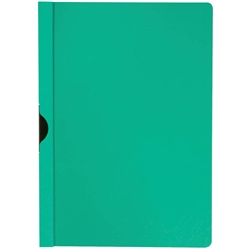 Cartellina con clip Q-Connect verde 22x30 7 cm verde - conf. 25