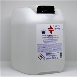 Gel igienizzante mani (alcol 70%) 5.000 ml - Active