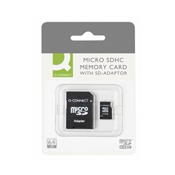 Scheda di memoria Q-Connect-Micro SDHC Q-Connect-64 GB