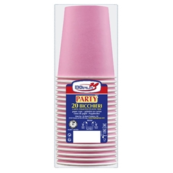 Bicchieri in carta WD - Dopla Green - 250ml - rosa - conf. 20