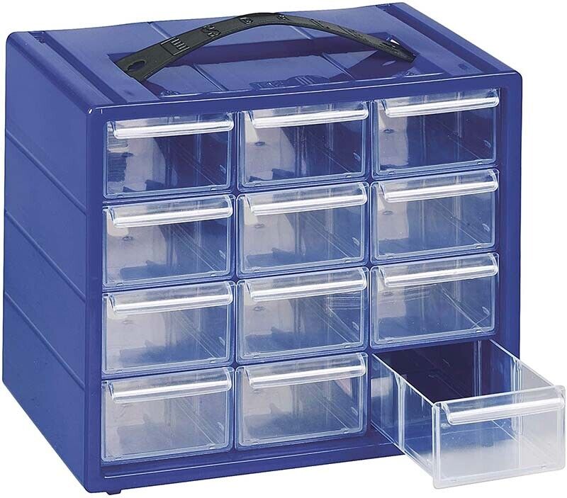 Commode Mobil Plastique Espace 12 Tiroirs
