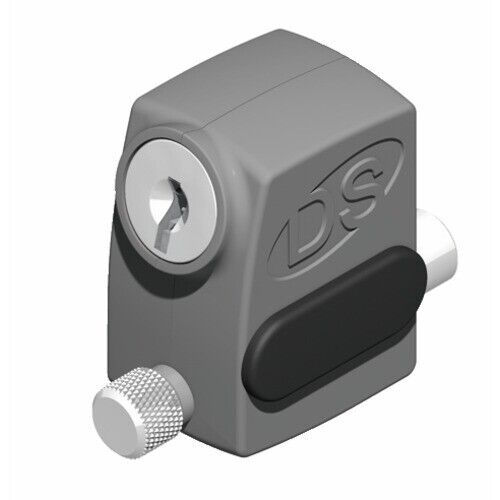 Verrou semi automatique - pour baie coulissante -2590 - gris alu LA CROISÉE DS
