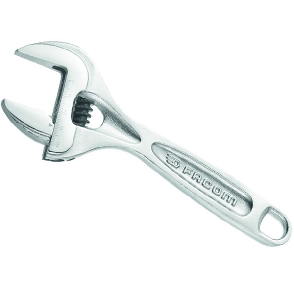 Clé à molette compacte Facom 8" ouverture 41 mm longueur 200 mm