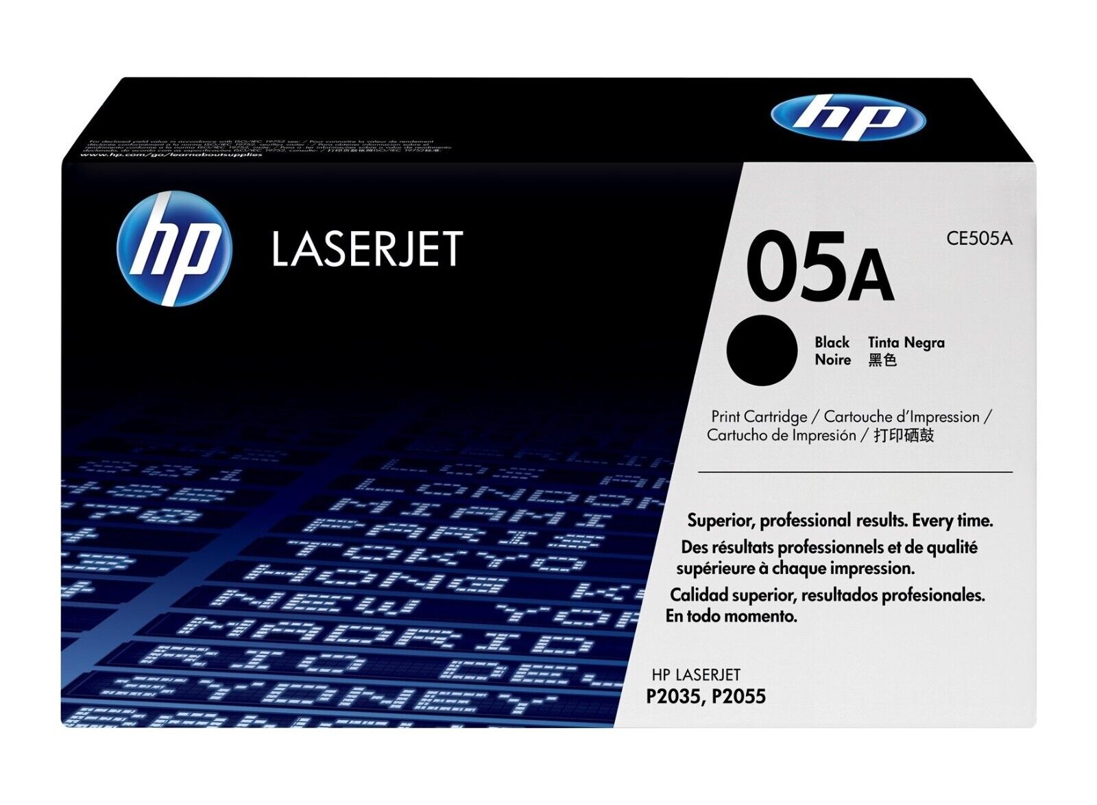 HP LaserJet - Cartouche d'encre noir - CE505A