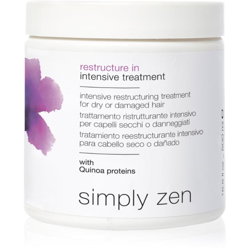 Simply Zen Restructure In Trattamento Intensivo Per Capelli Rovinati E Secchi 500 Ml