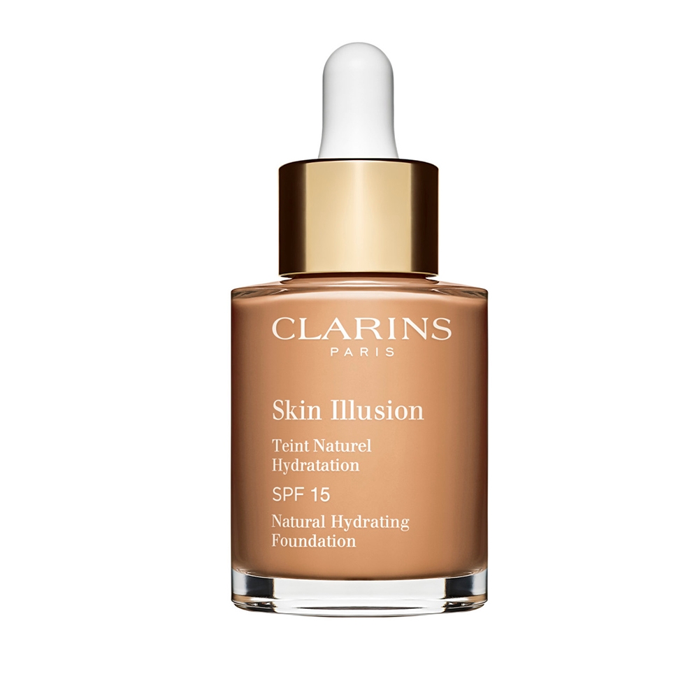 Skin Illusion Spf15 108.5 Cashew Fondotinta Fluido Clarins 30 ml Donna