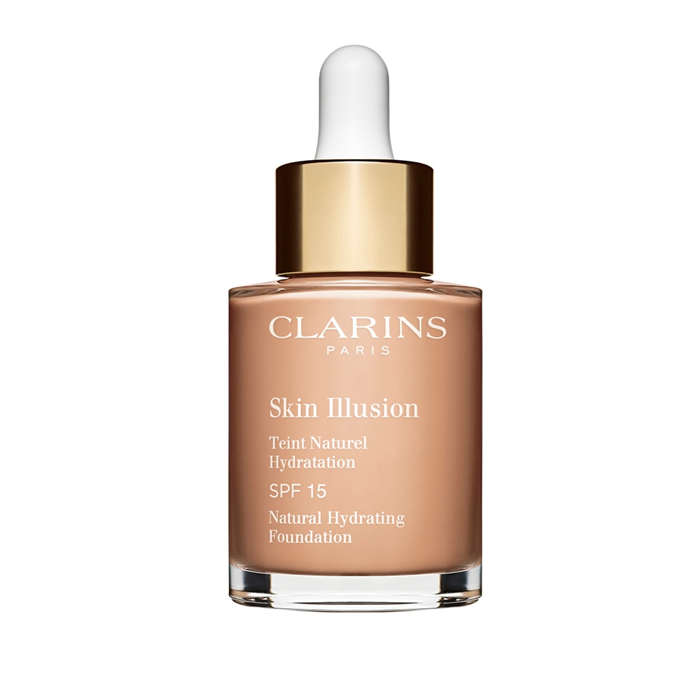 Skin Illusion Spf15 107 Beige Fondotinta Fluido Clarins 30 ml Donna