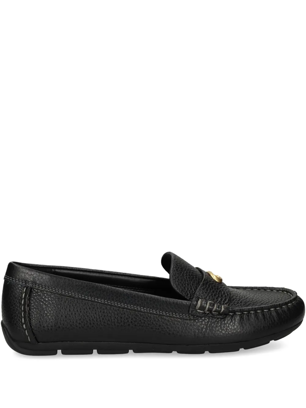 Coach logo-plaque loafers - Nero