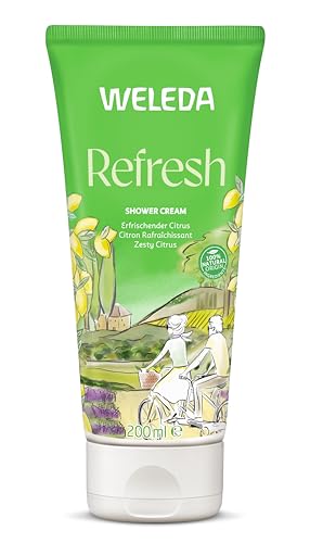 Weleda Doccia Cremosa Limone, Bagnoschiuma Cremoso Dalla Vivace Fragranza A Base Di Limone E Litsea Cubeba, Con Tensioattivi Di Origine Vegetale (1X20