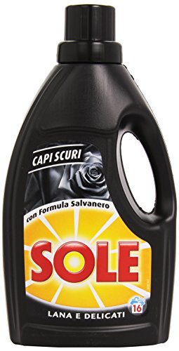 Sole Lana E Delicati Detersivo Liquido Lavatrice, Capi Scuri, 16 Lavaggi