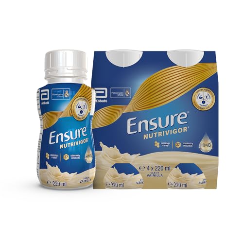 Ensure Advance Formula Nutrivigor Integratore Alimentare Pronto Da Bere, Multivitaminico, 27 Vitamine E Minerali, Proteine, Calcio E Hmb, Confezione 4