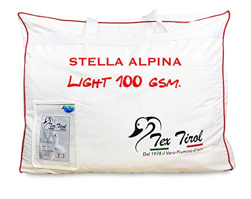 Piumino Tex Tirol © Stella Alpina Light 100% Piumino Oca Leggero Estivo (Matrimoniale 2 Piazze Cm. 250X200)