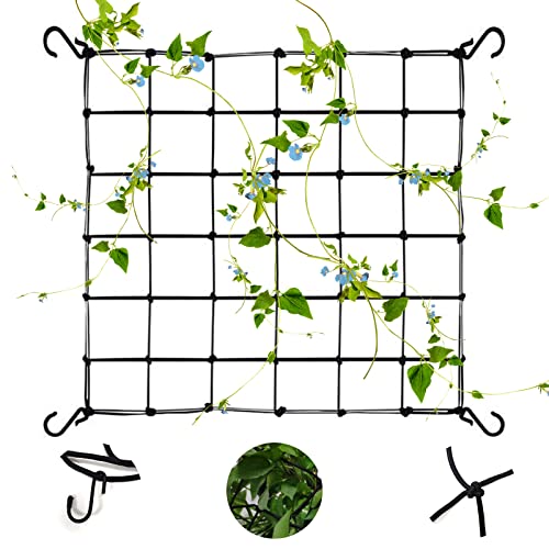 Rete Flessibile Trellis For Grow Plant Tents,Grow Plant Tent Net Elastic Trellis Netting With Hooks,Idroponica Growroom Scrog Net - Rete Di Supporto P