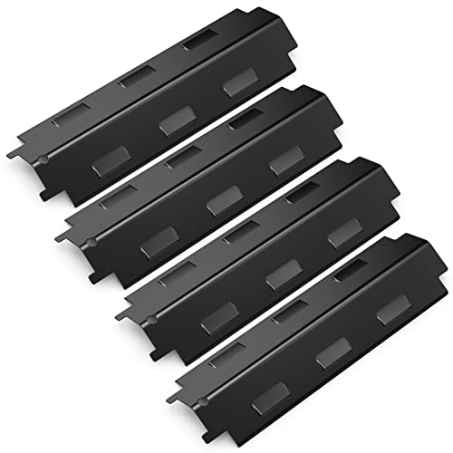 Barra Universale, Copertura Per Bruciatori Da 37 Cm, 4 Pack Piastra,Di Ricambio,Durevole Acciaio In Porcellana Diffusore Di Calore Copri Bruciatore Pe