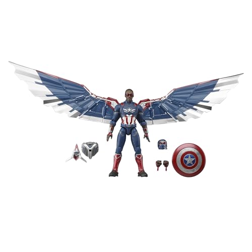 Marvel Hasbro Legends Series, Action Figure Di Captain America Ispirata A Captain America: Brave New World, 15 Cm