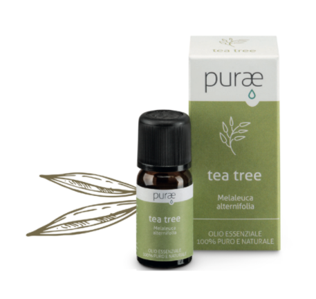 Purae Tea Tree Bio Foglie Oli Essenziali 10ml