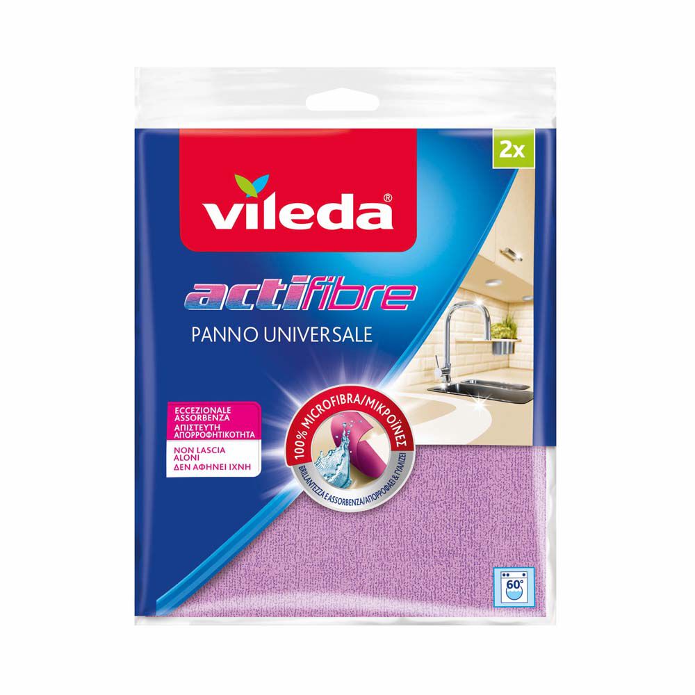 Vileda Panno Actifibre 2 Pezzi - -