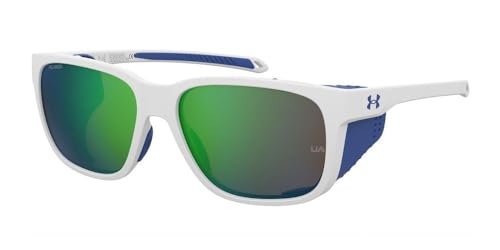 Under Armour Ua Glacial Sunglasses, Yo6 White Blue, 58 Unisex
