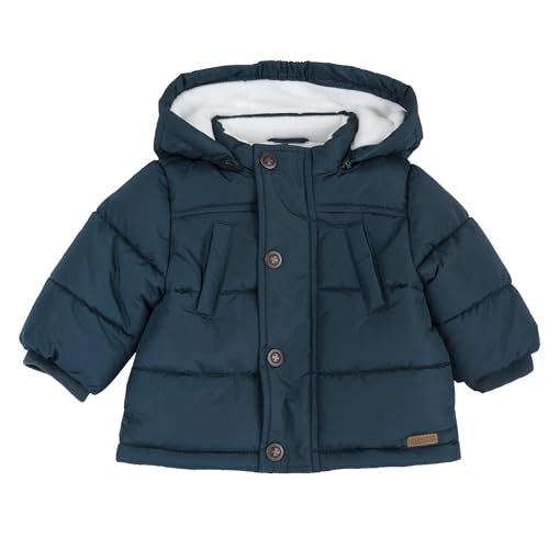 Chicco Giubbino Con Cappuccio, Caldo Giubbino Invernale Con Cappuccio Staccabile Bimbo 0-24, Blu (2), 12 Mesi