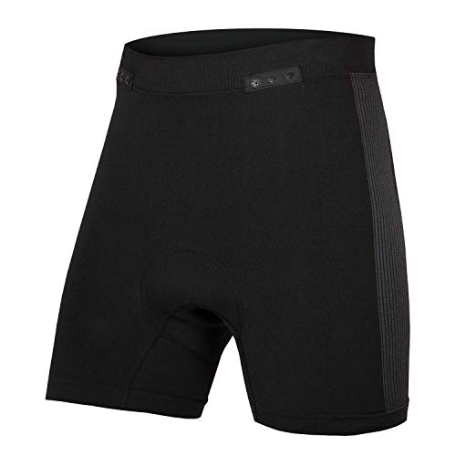 Endura Engineered Padded Boxer Uomo, Nero (Con Clickfast) - L, Nero
