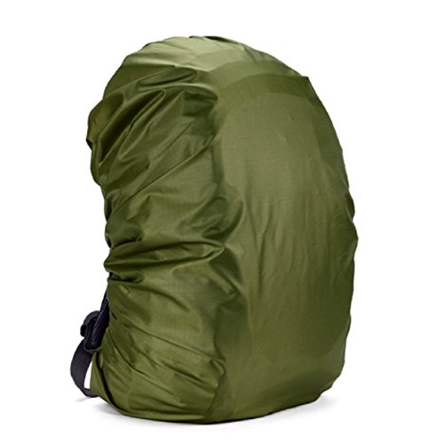 Silfrae Zainetto Unisex Con Copertura Antipioggia, Verde Militare, 30L-40L