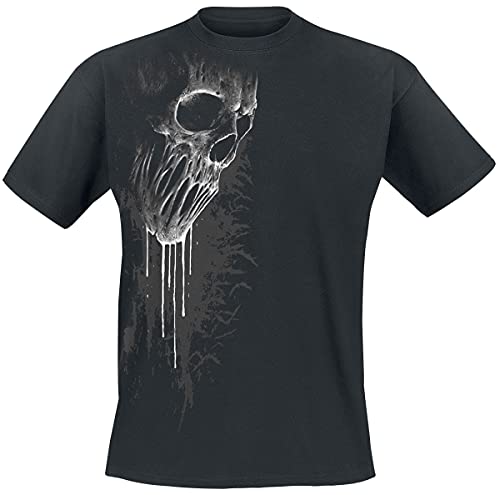 Spiral Bat Curse Uomo T-Shirt Nero L 100% Cotone Regular