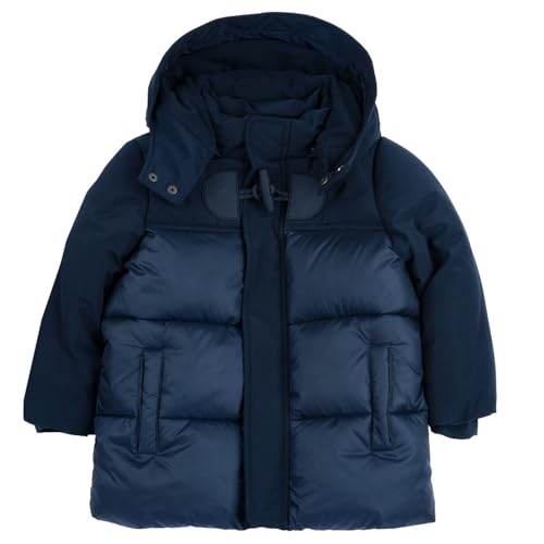 Chicco Giubbino Con Cappuccio E Zip Bambino E Ragazzo, Blu (5), 12 Mesi, Designed In Italy