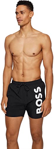 Boss Octopus Logo Pantaloncini, Black 007, L Uomo