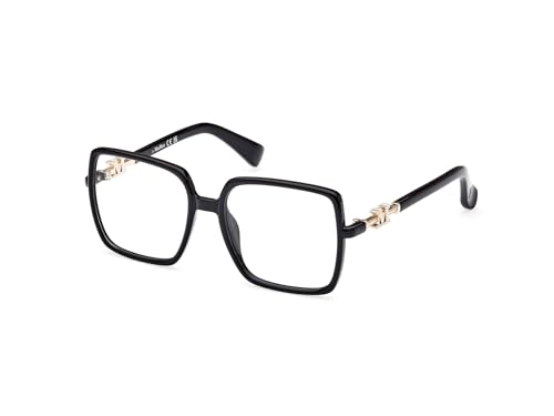 Maxmara Mm5108-H Occhiali, Nero Luccicante, 55/17/140 Donna