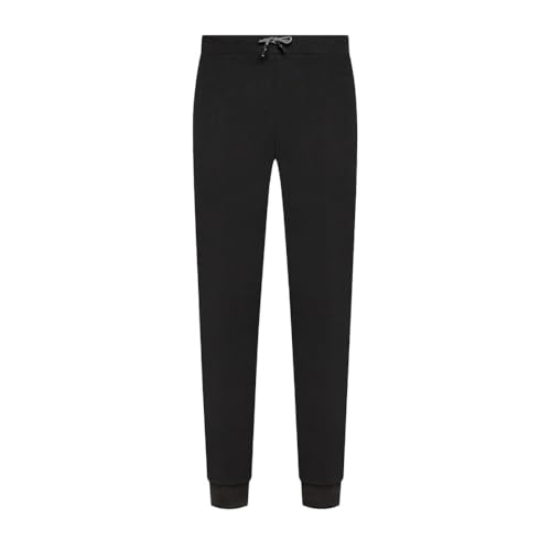 La Martina Jeans E Pantaloni Neri In Cotone, Nero, L