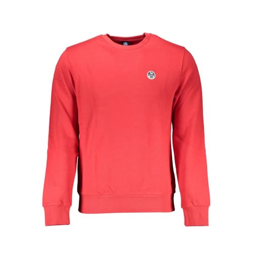 North Sails Maglione Uomo Cotone Rosso, Rosso, X-Large