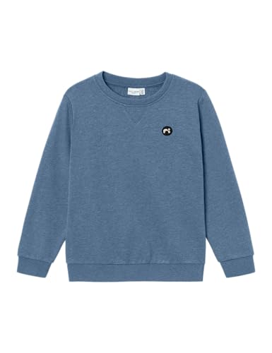 Name It Nkmvimo Ls Sweat Bru Noos Maglia Di Tuta, Coronet Blue, 146/152 Cm Bambino