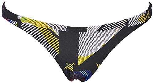 Arena Rulebreaker Free Brief Bikinihose Athletic Sport Badeanzug Für Damen Slip Bikini, Multicolore Geometrico, L Donna