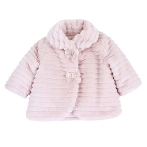 Chicco Giubbino Con Cappuccio, Caldo Giubbino Invernale Con Cappuccio Staccabile Bimba 0-24, Rosa (3), 6 Mesi