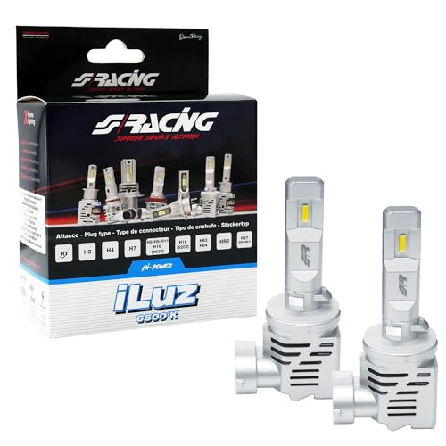 Simoni Racing Z27 Led Conversion Iluz, Lampadine H27 A Led Per Auto, 6500K Luce Bianca