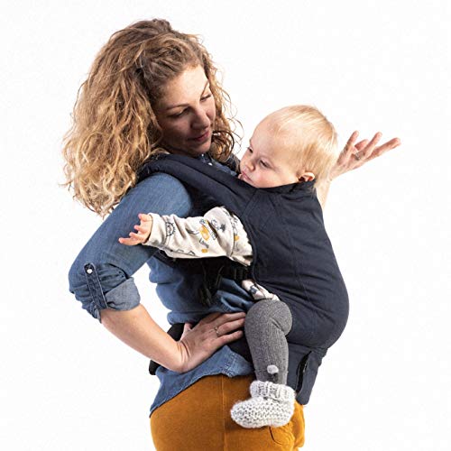 Boba Carrier Classic, Navy, Zaino O Front Pack Baby Sling Per Neonati E Bambini Fino A 20,4 Kg (Navy)